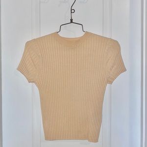 Garage Short Sleeve Bodycon Sweater